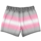 Demigirl Pride Ombre Swim Shorts Swim Shorts PRIDE MODE